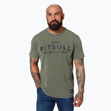 Koszulka męska Pitbull Bravery olive