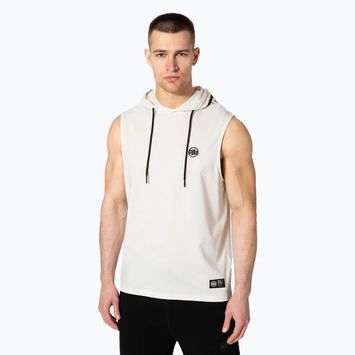 Koszulka męska Pitbull Mercado Hilltop Hooded Sleeveless white