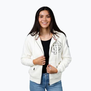 Bluza damska Pitbull Sherpa Ruffina Hooded Zip off white