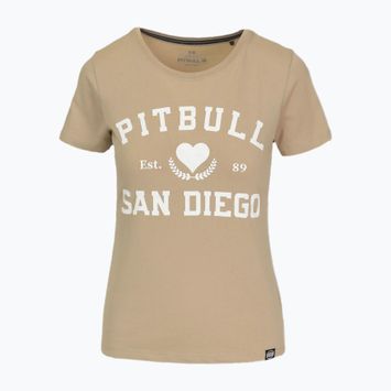 Koszulka damska Pitbull Love PB sand