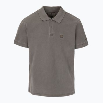 Koszulka polo męska Pitbull Washed Polo dark brown