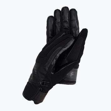 Rękawice narciarskie męskie 4F czarne H4Z22-REM004