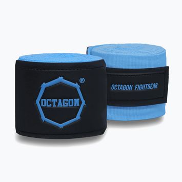 Bandaże bokserskie Octagon Fightgear Supreme Basic 300 cm light blue