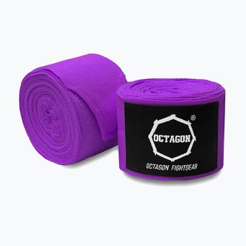 Bandaże bokserskie Octagon Fightgear Supreme Basic 500 cm purple