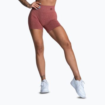 Spodenki treningowe damskie Gym Glamour Seamless cherry