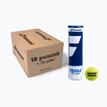 Piłki tenisowe Babolat Team All Court 72 szt. yellow