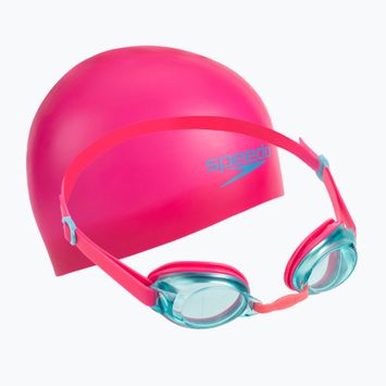 Zestaw do pływania dziecięcy Speedo Jet V2 Swim pink