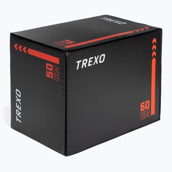 Skrzynia plyometryczna TREXO TRX-PB30 30 kg czarna