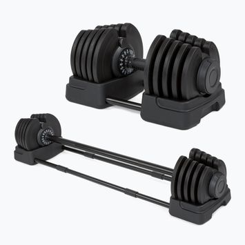 Hantel/sztanga 2w1 XTREXO TRX-ABD40 1-40 kg czarna/pomarańczowa