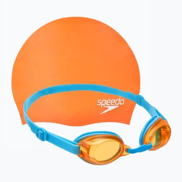 Zestaw do pływania dziecięcy Speedo Jet V2 fluo orange