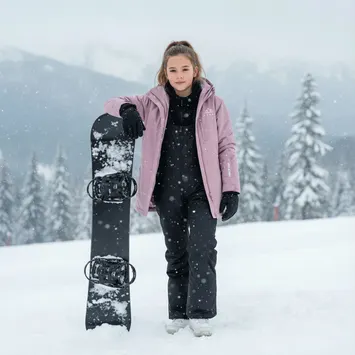 Spodnie narciarskie dziecięce KADVA Skiro Pants czarny