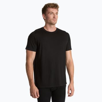 Koszulka termoaktywna męska WOOLCANO Merino 100% TEE0546 czarny