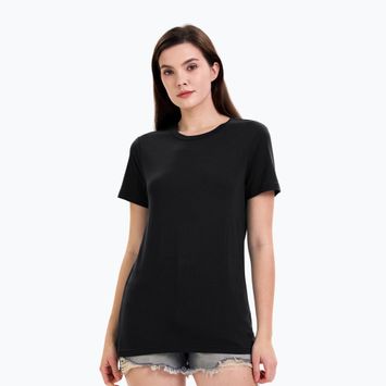 Koszulka termoaktywna damska WOOLCANO Merino TEE0547 czarny