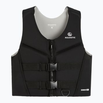 Kamizelka asekuracyjna AQUASTIC Omni 50N neoprenowa czarny