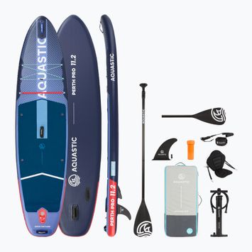 Deska SUP AQUASTIC Perth Pro 11'2" allround ciemny niebieski