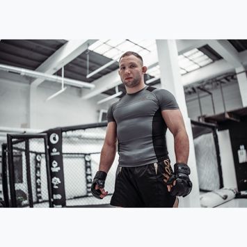 Koszulka treningowa męska rashguard HOOK FIGHTING Base czarny