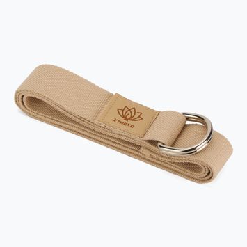 Pasek do jogi XTREXO TXO-B4Z026-BZ beżowy