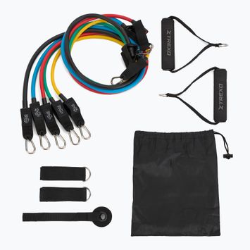 Zestaw ekspanderów gumowych XTREXO TXO-B4Z055-ALL wielokolorowy