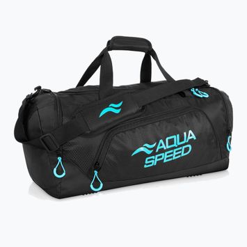 Torba pływacka AQUA-SPEED 43 l czarna/niebieska