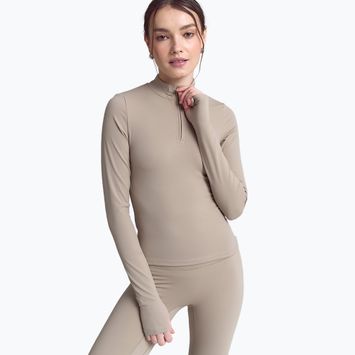 Longsleeve damski JOYINME Motion LS 1/4 Zip sage