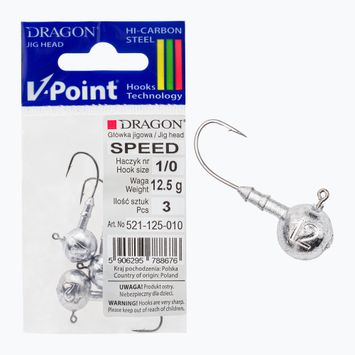 Główka Jigowa DRAGON Fishing V-Point Speed 12,5g 3 szt.