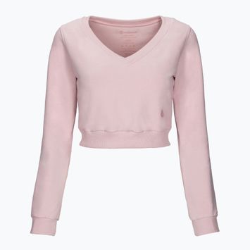 Bluza do jogi Moonholi MOONDUST Crop Top różowy 211