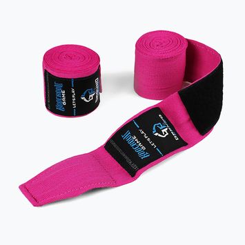 Bandaże bokserskie Ground Game Classic 400 cm pink