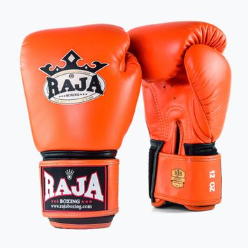 Rękawice bokserskie RAJA BOXING Single Standard Genuine Leather orange