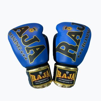 Rękawice bokserskie RAJA BOXING Origin Standard Genuine Leather blue