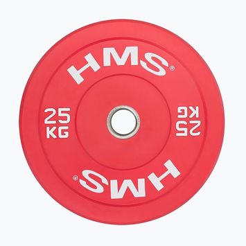 Obciążenie bumperowe olimpijskie HMS CBR25 czerwone