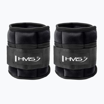 Obciążniki na kostki i nadgarstki HMS ONK03 1,5 kg 2 szt. black