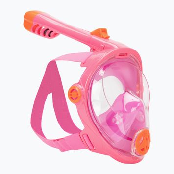 Maska pełnotwarzowa do snorkelingu dziecięca AQUA-SPEED Spectra 2.0 Kid różowa 7081