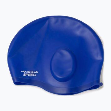 Czepek pływacki AQUA-SPEED Ear Cap Comfort niebieski