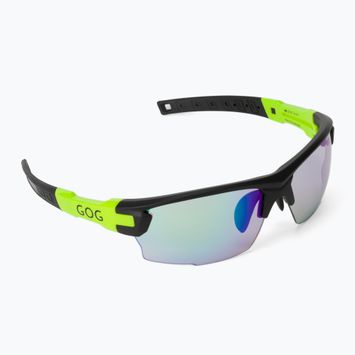 Okulary przeciwsłoneczne GOG Steno C matt black/green/polychromatic green