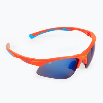 Okulary przeciwsłoneczne dziecięce GOG Balami matt neon orange/blue/blue mirror