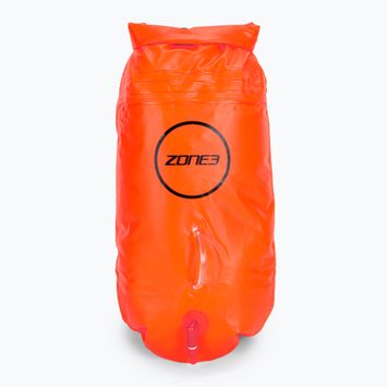 Bojka asekuracyjna ZONE3 Swim Run Drybag orange