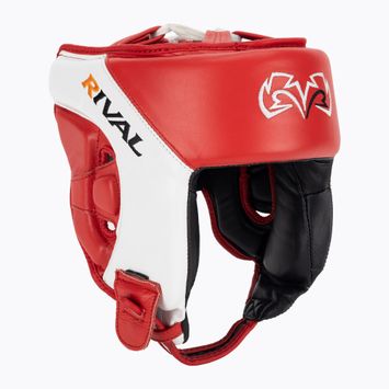 Kask bokserski Rival Amateur Competition Headgear red/white