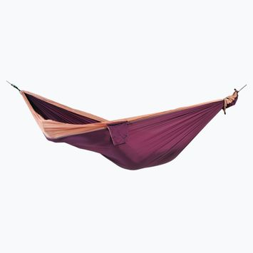 Hamak turystyczny dwuosobowy Ticket To The Moon Original plum/peach
