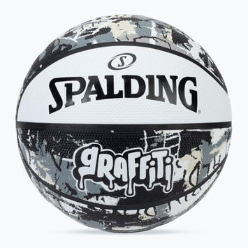 Piłka do koszykówki Spalding Graffiti biały rozmiar 7