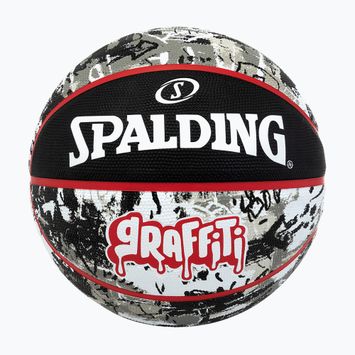 Piłka do koszykówki Spalding Graffiti czarny/czerwony rozmiar 7