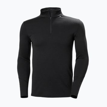 Bluza termoaktywna męska Helly Hansen Lifa Merino Midweight 1/2 Zip black