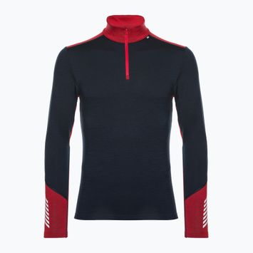 Bluza termoaktywna męska Helly Hansen Lifa Merino Midweight 1/2 Zip navy