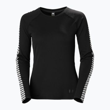 Bluza termoaktywna damska Helly Hansen Lifa Active Stripe Crew black