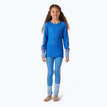 Komplet bielizny termoaktywnej dziecięcej Helly Hansen JR Lifa Merino Midweight ultra blue