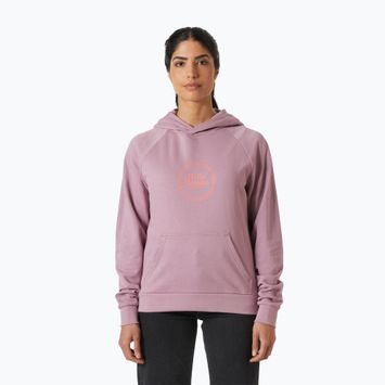 Bluza damska Helly Hansen Core Graphic Hoodie purple clay