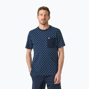 Koszulka męska Helly Hansen Hudson navy aop