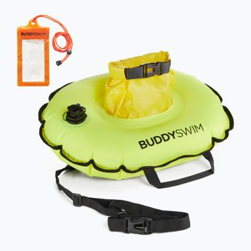 Bojka asekuracyjna BuddySwim Hydrastation 10 l yellow