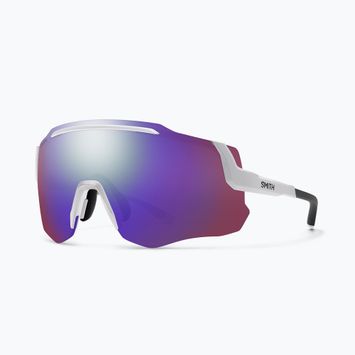 Okulary przeciwsłoneczne Smith Momentum white/chromapop violet mirror/clear