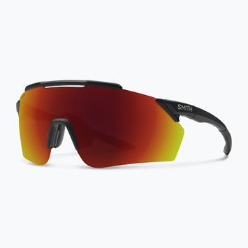 Okulary przeciwsłoneczne Smith Ruckus PivLock matte black/chromapop red mirror/contrast rose