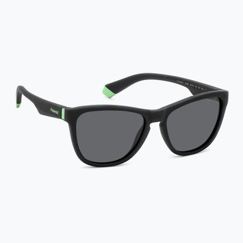 Okulary przeciwsłoneczne dziecięce Polaroid PLD 8056/S matte black/grey polarized